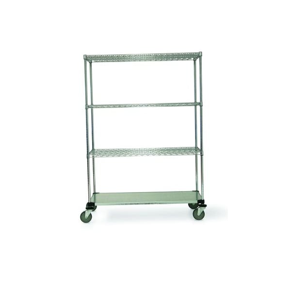 Unit, w/Casters, 4-Shelf, 18x36x69